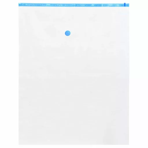 Tárolótáskák tárolóval 50 pcs Átlátszó és Kék 100 x 80 cm