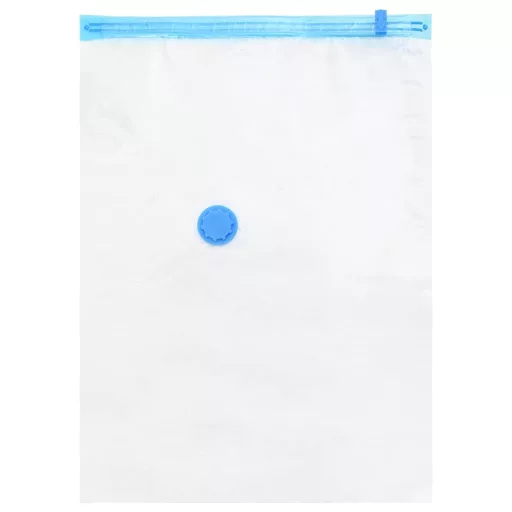 Tárolótáskák Falra szerelhető 5 pcs Átlátszó és Kék 80 x 60 cm