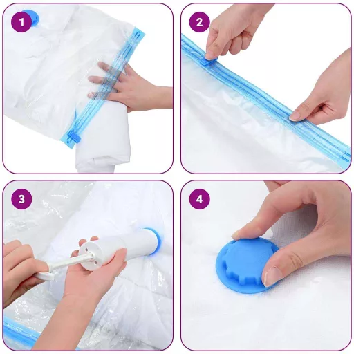 Tárolótáskák Falra szerelhető 5 pcs Átlátszó és Kék 120 x 70 cm