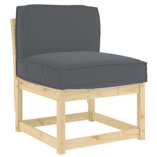 Párna Antracit 60 x 40 x 12 cm Oxford Szövet