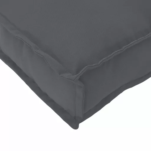 Párna Antracit 60 x 40 x 12 cm Oxford Szövet