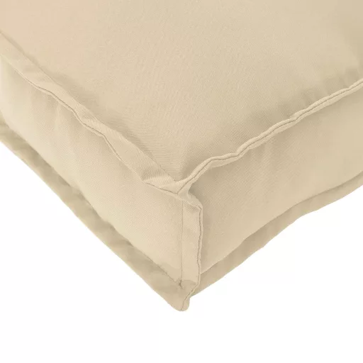 Párna Bézs 60 x 40 x 12 cm Oxford Szövet