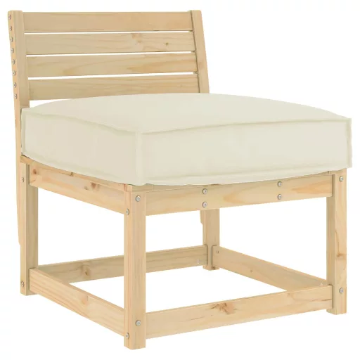 Párna Krém 60 x 60 x 12 cm Oxford Szövet