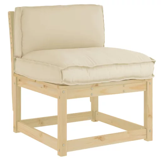 Párna Bézs 70 x 40 x 12 cm Oxford Szövet