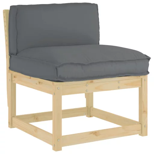 Párna Antracit 80 x 40 x 12 cm Oxford Szövet