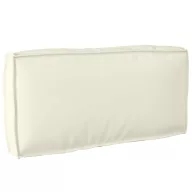 Párna Krém 80 x 40 x 12 cm Oxford Szövet