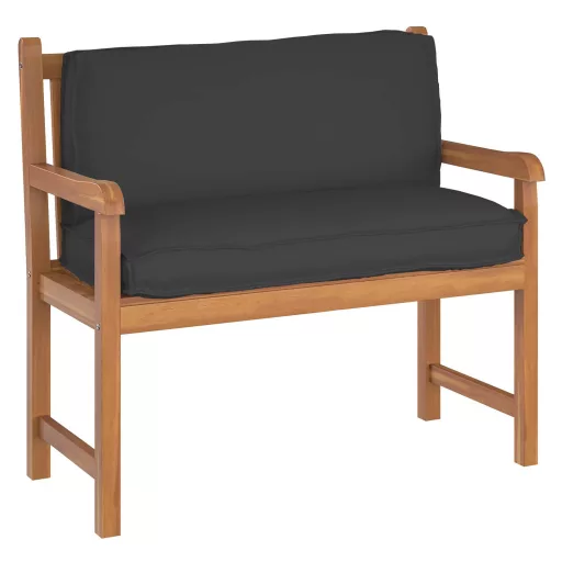 Párna Fekete 120 x 40 x 12 cm Oxford Szövet
