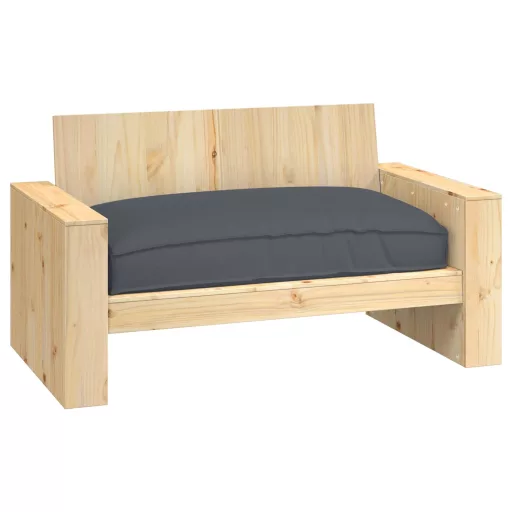 Párna Antracit 120 x 80 x 12 cm Oxford Szövet