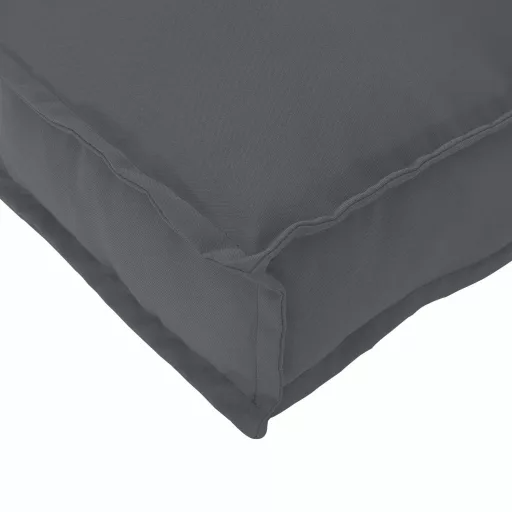 Párna Antracit 120 x 80 x 12 cm Oxford Szövet