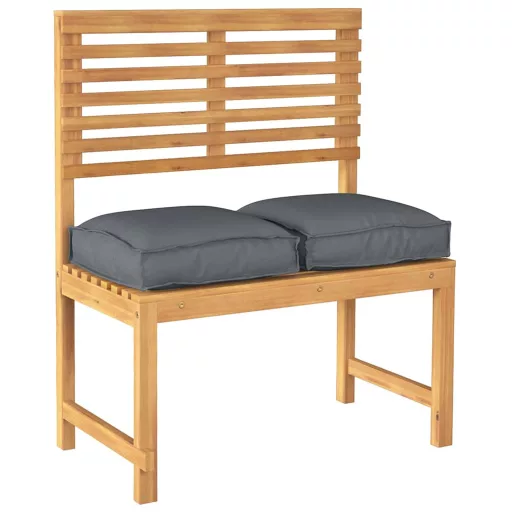 Párna 2 pcs Antracit 40 x 40 x 8 cm Oxford Szövet