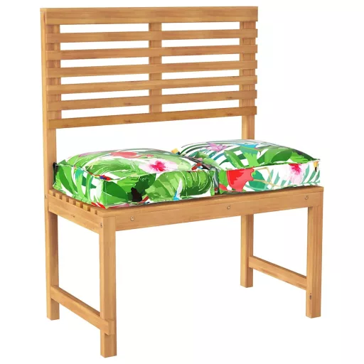 Párna Virágos 2 pcs Sokszínű 40 x 40 x 8 cm Oxford Szövet