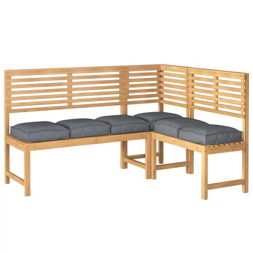 Párna 6 pcs Antracit 40 x 40 x 8 cm Oxford Szövet