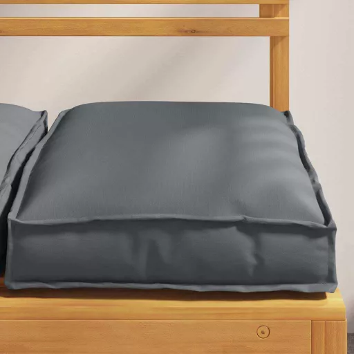 Párna 6 pcs Antracit 40 x 40 x 8 cm Oxford Szövet