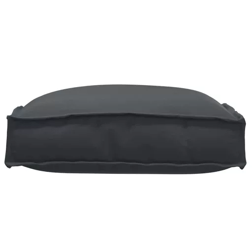 Párna 6 pcs Fekete 40 x 40 x 8 cm Oxford Szövet