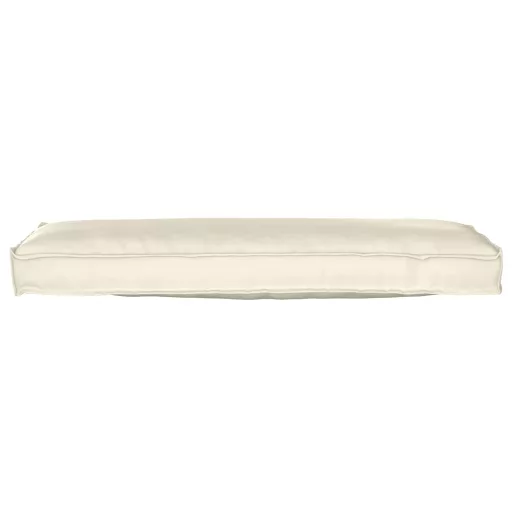 Párna Krém 120 x 40 x 8 cm Oxford Szövet