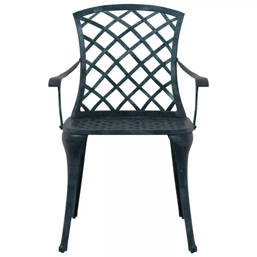Kerti Szék 4 pcs Zöld 61 x 60,5 x 93 cm Alumínium