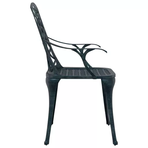 Kerti Szék 4 pcs Zöld 61 x 60,5 x 93 cm Alumínium