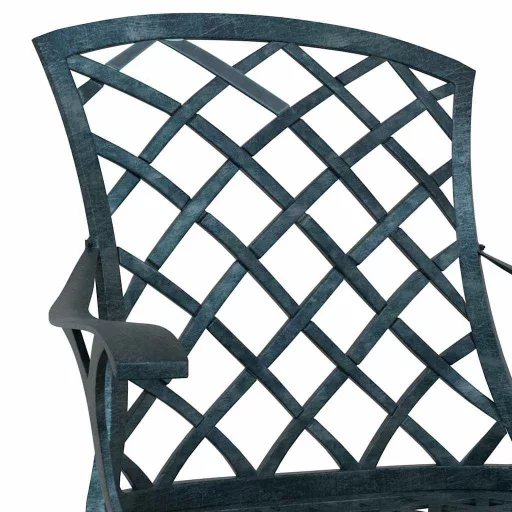 Kerti Szék 4 pcs Zöld 61 x 60,5 x 93 cm Alumínium