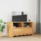 TV szekrény Drammen Tölgy színű 99 x 43 x 55 cm Tömör fenyőfa