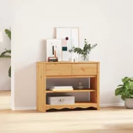   Konzolasztal fiókkal Drammen Tölgy színű 89,5 x 37 x 73 cm