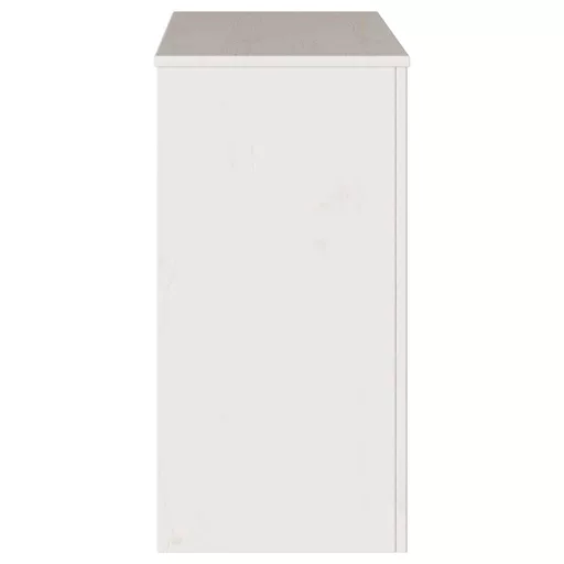 Konzolasztal Drammen Fehér 89,5 x 37 x 73 cm Tömör fenyőfa