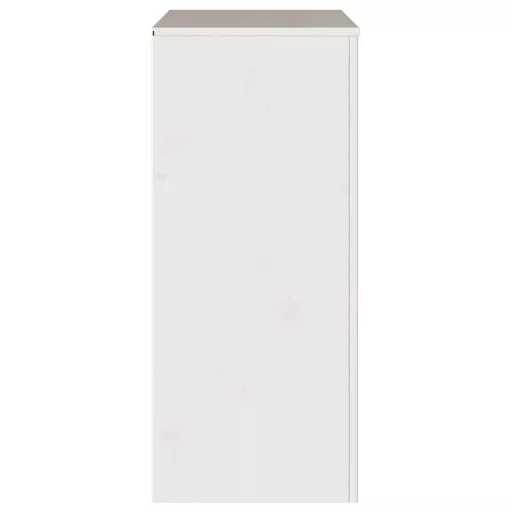 Fiókos szekrény Drammen Fehér 76,5 x 40 x 91 cm Tömör fenyőfa