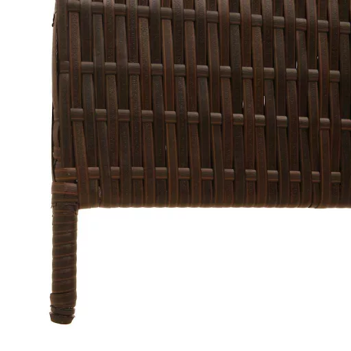 Szobaelválasztó Barna 195 x 180 cm polirattan