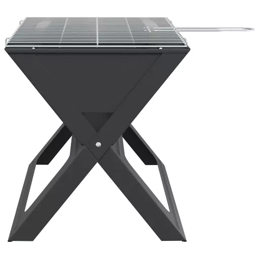 Kültéri grill Fekete 46 x 31 x 31 cm Acél