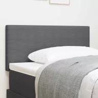 Fejtámla Világosszürke 80 cm Bársonyos szövet