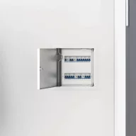 Hozzáférési panel 2 pcs Fehér 23 x 23 x 3 cm Acél