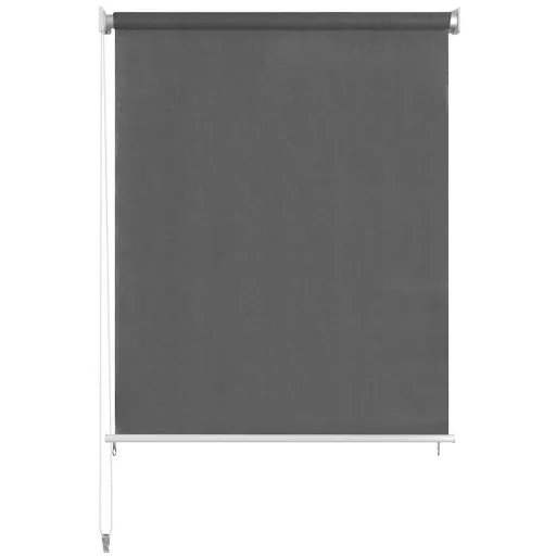 Antracit színű, kültéri sötétítő roló 240 x 140 cm
