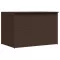 Barna polyrattan kerti tárolóláda 150 x 100 x 100 cm