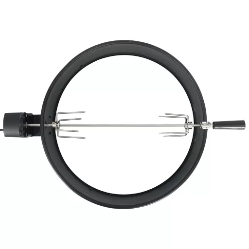 Fekete BBQ grillgyűrű szett 57 cm