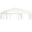 Krémfehér pavilon tetőponyva 310 g/m², 3 x 3 m