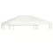 Krémfehér pavilon tetőponyva 310 g/m², 4 x 3 m