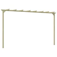   Kerti pergola impregnált fenyőfalécekből 360 x 200 x 60 cm