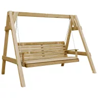 Impregnált fenyőfa kerti hintapad 205 x 150 x 157 cm