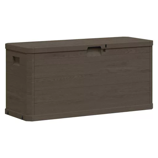 Barna kerti tárolóláda 280 L
