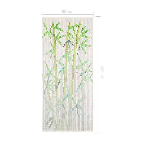 Bambusz szúnyogháló ajtófüggöny 90 x 200 cm