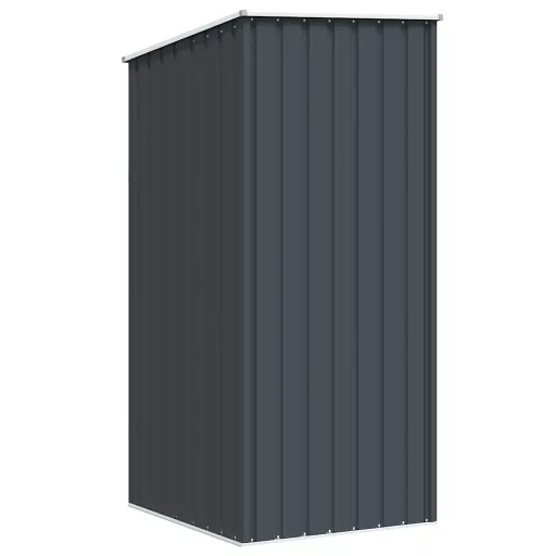 Antracitszürke horganyzott acél kerti fészer 87 x 98 x 159 cm