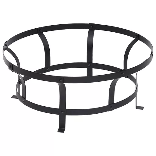 Rozsdamentes acél kültéri tűztál grillráccsal 76 cm