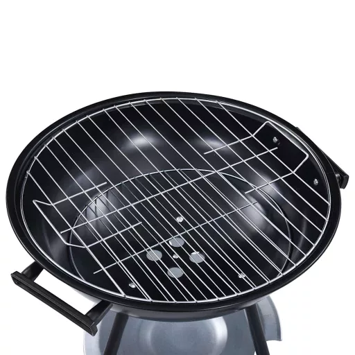 Hordozható XXL faszenes gömbgrill kerekekkel 44 cm