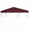 Bordó pavilon tetőponyva 310 g/m² 3 x 3 m