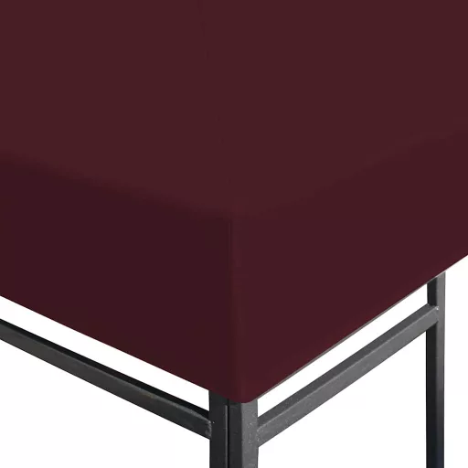 Bordó pavilon tetőponyva 310 g/m² 3 x 3 m