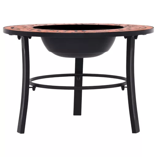 Terrakotta kerámia mozaik tűztál 68 cm