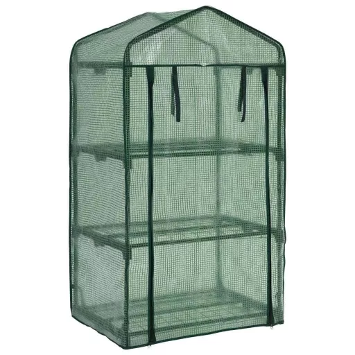 Háromszintes mini melegház 69 x 49 x 125 cm