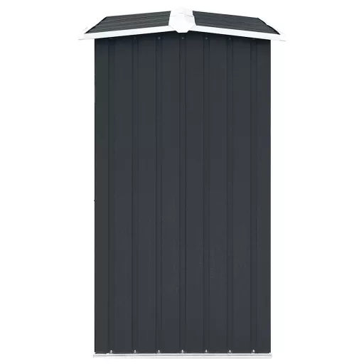 Antracit horganyzott acél tűzifatároló 172 x 91 x 154 cm