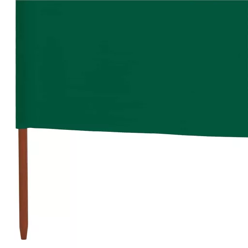 Zöld 5 paneles szövet szélfogó 600 x 120 cm