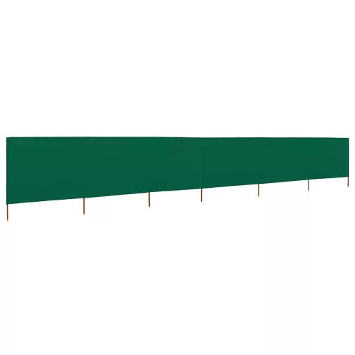 Zöld szövet 6-paneles szélfogó 800 x 160 cm