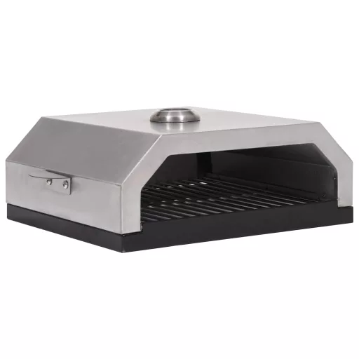Pizzasütő kerámialappal gázüzemű/faszenes grillezőhöz